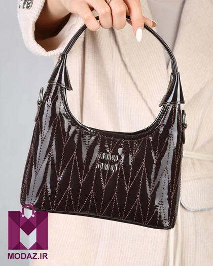 کیف زنانه بند زنجیری طرح لوزی میومیو K214