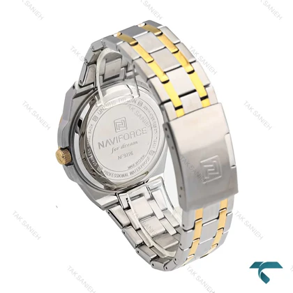 ساعت مردانه نیوی فورس NF9226 دورنگ طلایی NaviForce-6999-G