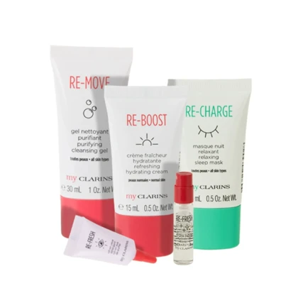 مجموعه مراقبت از پوست کلارنس مدل Healthy Skin Must-haves مجموعه 5 عددی