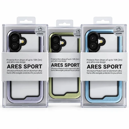 قاب گوشی آیفون 17 کی زد دوو KZDOO مدل Ares Sport با فریم آلومینیومی