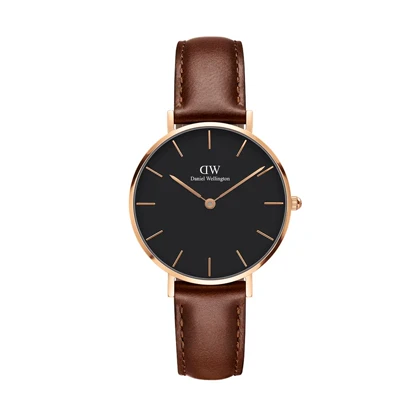ساعت مچی زنانه دنیل ولینگتون صفحه مشکی DW-3549-L