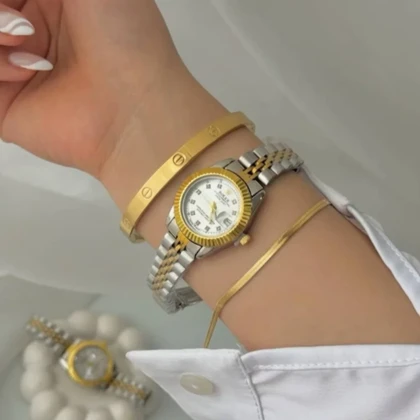 ساعت زنونه برند ROLEX رولکس دیت جاست