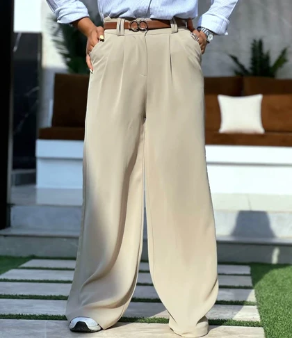 شلوار فول بگ کرپ سان کد 30170