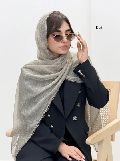 4611-شال ابریشم تی تی