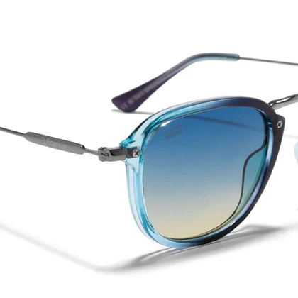 عینک آفتابی دی فرانکلین مدل D.franklin ROLLER SQ / CRYSTAL BLUE - GRAD BLUE