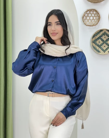 شومیز ساتن آتوسا(73)کد:4654