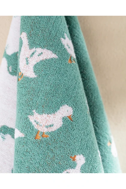 حوله دست و صورت Madame Coco مدل Canard پنبه‌ای