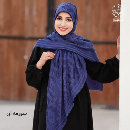 روسری نخ ابریشم گلنار