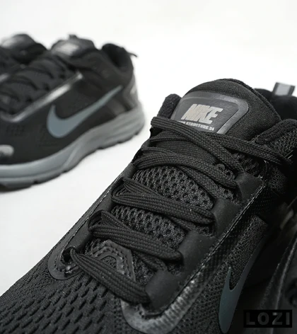 کفش کتانی مردانه مشکی طوسی 24 NIKE zoom structure