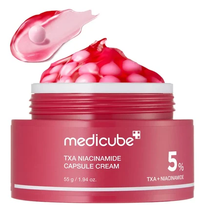 کرم کپسولی روشن کننده و ضدلک مدیکیوب TXA Niacinamide Capsule Cream Medicube