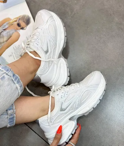 کتانی توری ترکیبی زنانه کد 817