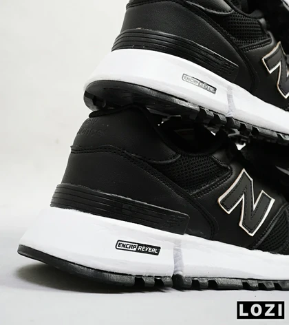 کفش کتانی مردانه و زنانه مشکی سفید NEW BALANCE 1300
