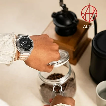 ساعت مچی کاسیو جی شاک Casio G-Shock مدل GA-2100SKE-7ADR سری Skeleton