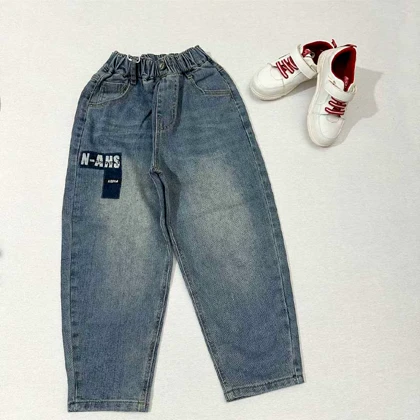 شلوار جین طرح مام تینت دار N-AHS
