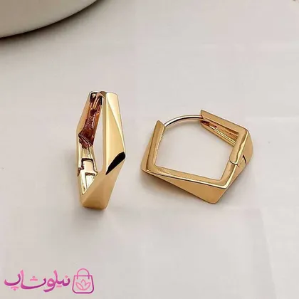 گوشواره زنانه چند ضلعی ژوپینگ