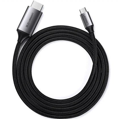 کابل تبدیل تایپ‌سی به HDMI یک و نیم متری یوگرین ugreen MM142 50570