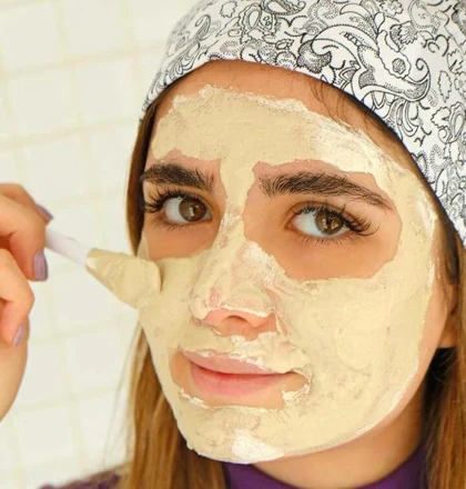 ماسک صورت خاک رس سزامول مدل سفید 100 گرمی