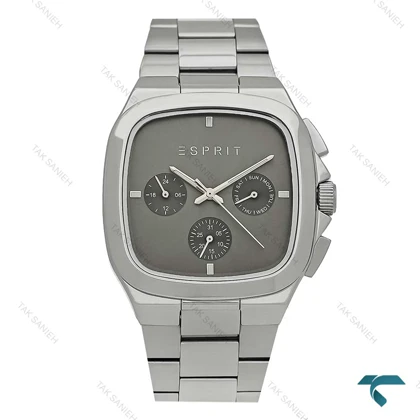 ساعت مچی اسپریت مردانه استیل کورنوگراف صفحه فیلی Esprit-8204-G