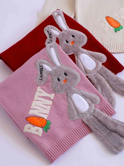 بلوز بافت دخترانه خرگوش