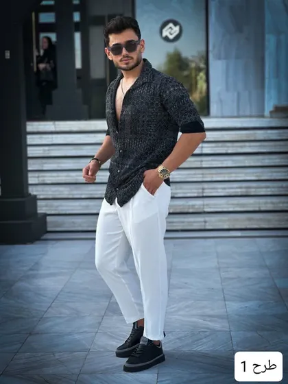 پیراهن قزل آلا _ کد 1003