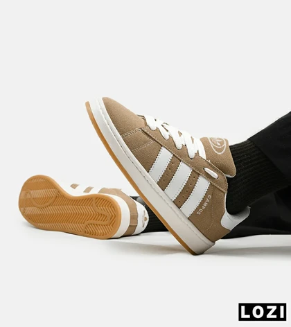 کفش کتانی مردانه و زنانه قهوه ای ADIDAS Campus