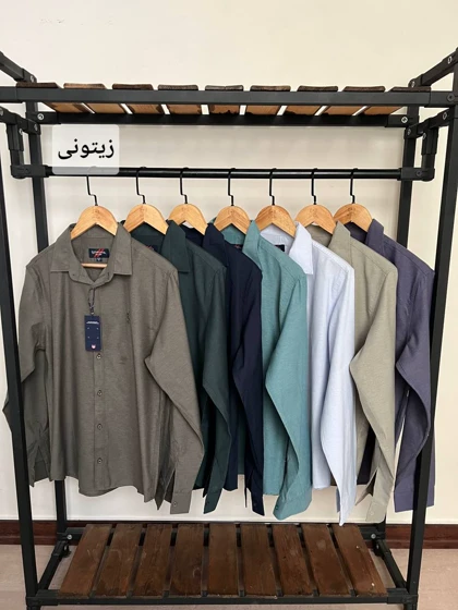 پیراهن ساده آستین بلند پنبه 2475