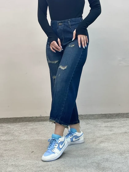 شلوار جین واید لگ گازویلی 2212ویتا