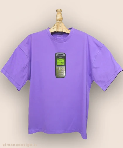 تیشرت لش مردانه و زنانه نوستالژی طرح نوکیا 1200