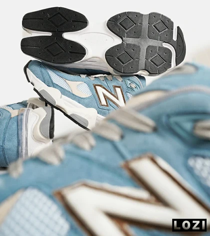 کفش کتانی مردانه و زنانه آبی NEW BALANCE 9060