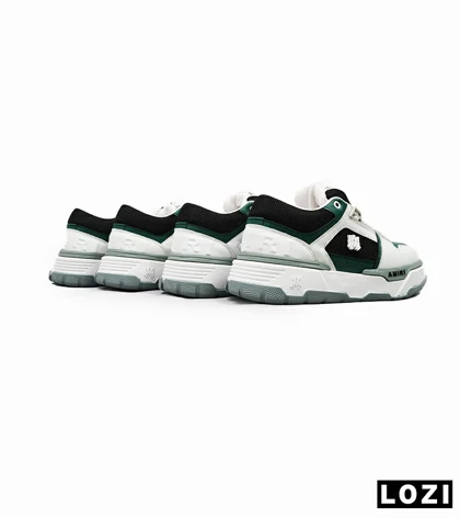 کفش کتانی سبز مشکی سفید AMIRI MA2 Leather
