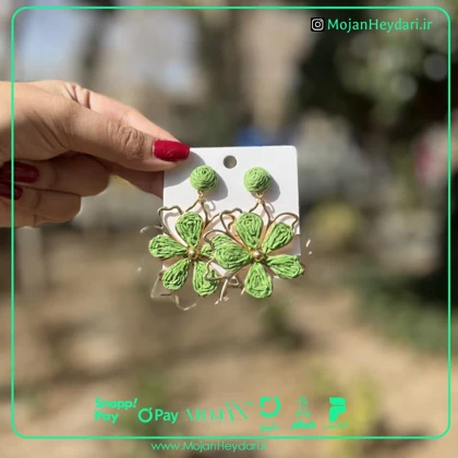 گوشواره حصیری بهار و تابستان کد gh1032