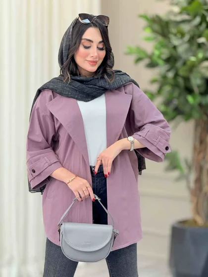 مانتو پشت دو پاگن پیله دار