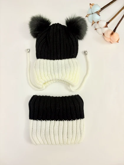 کلاه و شالگردن بچگانه دخترانه و پسرانه