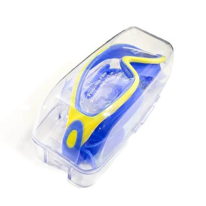 عینک شنا فرم بزرگ سیلیکونی حرفه ای در رنگ بندی