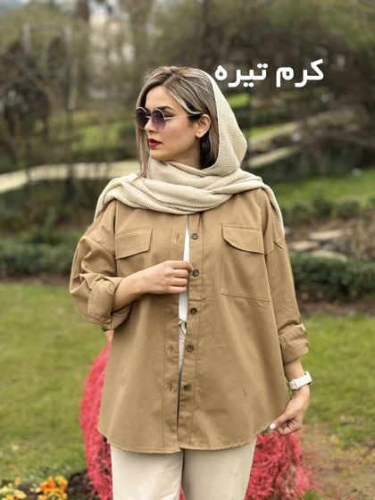 مانتو کتان بغل دکمه