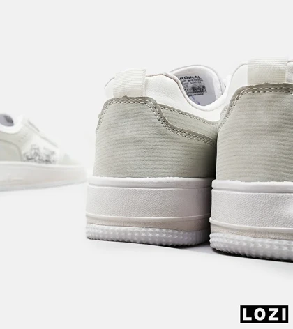 کفش کتانی مردانه طوسی سفید NIKE AirForce Draw