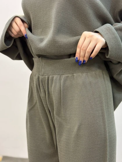 ست بلوز شلوار بافت