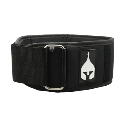 کمربند بدنسازی کلاسیک اسکوات یل مدل CN-YAL-26004 چسبی مشکی