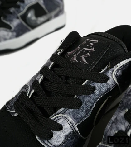 کفش کتانی مردانه و زنانه مشکی زغالی NIKE dunk low steam puppet