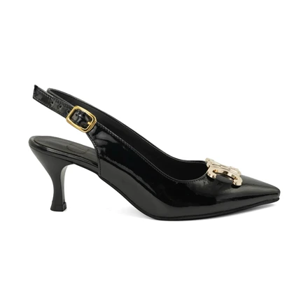 کفش مجلسی زنانه پاشنه‌دار 5 سانت مدل 400951 _ sandal valentino
