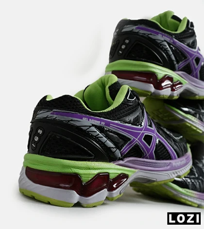 کفش کتانی زنانه مشکی بنفش ASICS KAYANO 20