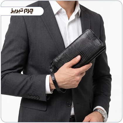 کیف پاسپورتی چرم طبیعی مدل BL736