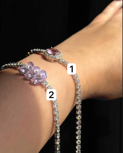 دستبند جواهری نیلای