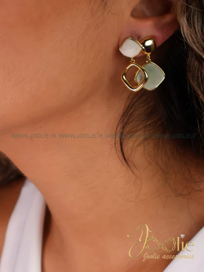 گوشواره زنانه طرح طلامخمل کد E1148