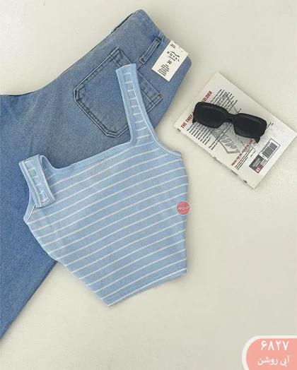 کراپ تاپ خشتی رینگی 6827