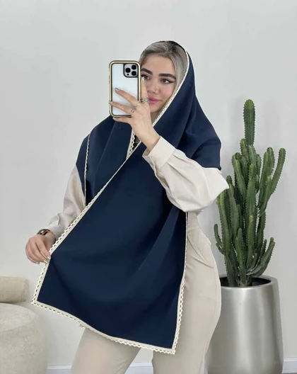 ست کت و شال مزونی (70)کد3528