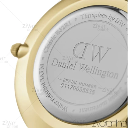 ساعت دنیل ولینگتون زنانه طلایی صفحه سفید مدیوم 103550