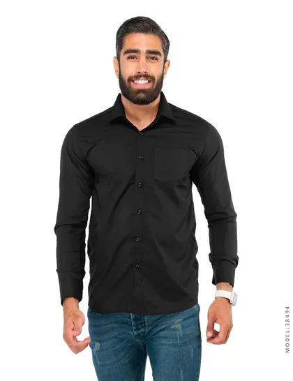 پیراهن مردانه ساده Kiyan 38494