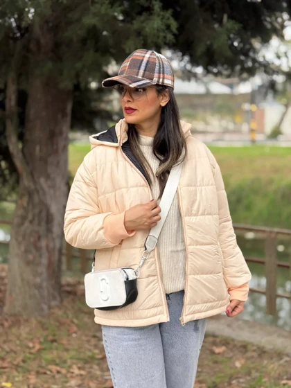 کاپشن کلاهدار آرشیدا ( ارسال رایگان )