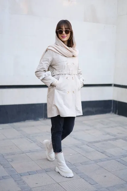 مانتو بارانی سایه کد 77679